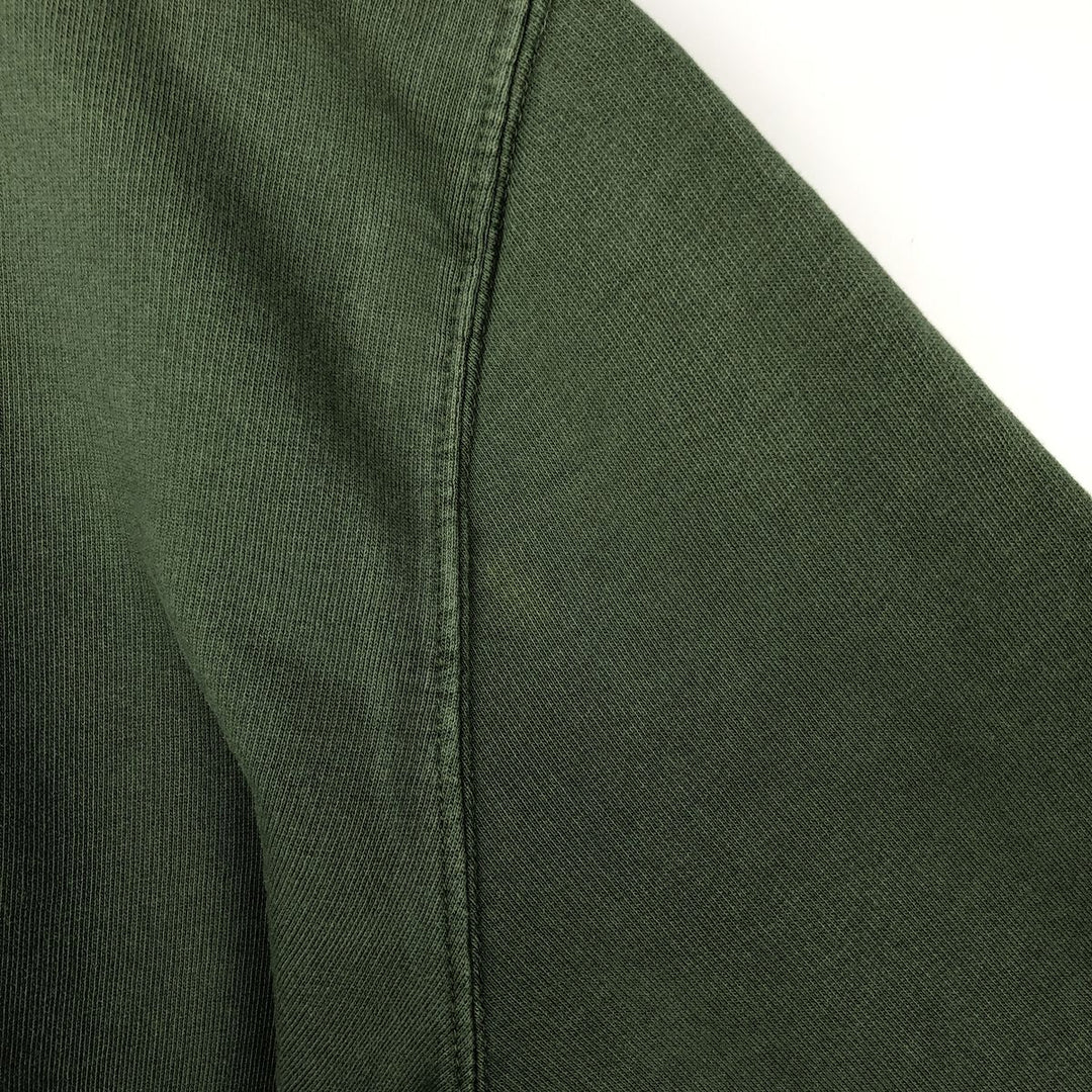 Calvin Klein JEANS printed sweatshirt, men's size L (approx.) cotton Green type dark green Vintage Second Hand