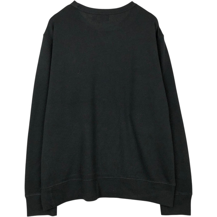 Ralph Lauren POLO RALPH LAUREN One-point logo sweatshirt, sweatshirt, men's XL size cotton black type Vintage Second Hand
