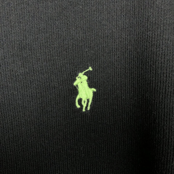 Ralph Lauren POLO RALPH LAUREN One-point logo sweatshirt, sweatshirt, men's XL size cotton black type Vintage Second Hand