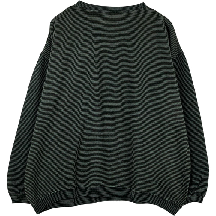 Ocean Pacific Border Pattern One-Point Logo Sweatshirt, Men's XL Equivalent, Vintage unclear Green type dark green Vintage Second Hand