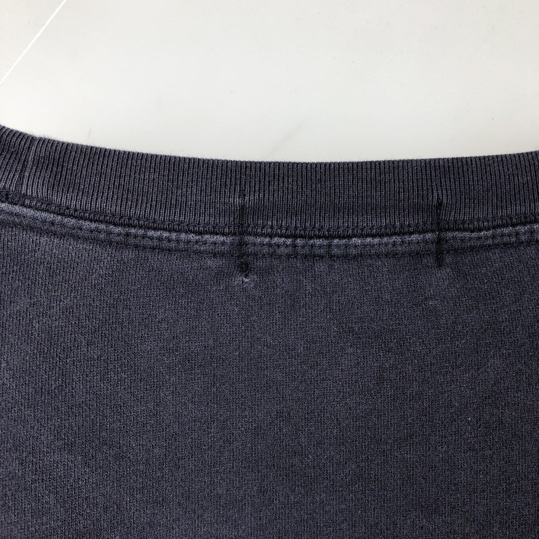 Ralph Lauren POLO by Ralph Lauren plain blank sweatshirt, men's size L cotton navy blue type Vintage Second Hand