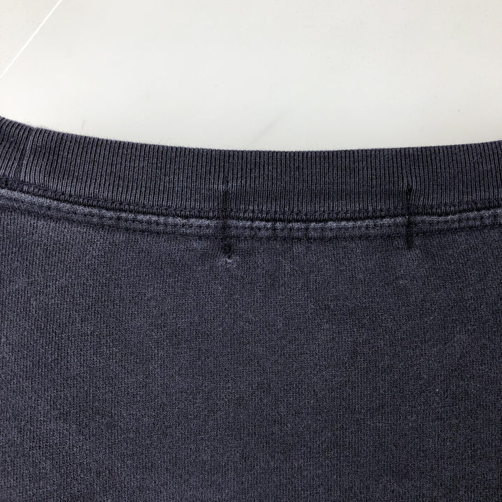 Ralph Lauren POLO by Ralph Lauren plain blank sweatshirt, men's size L cotton navy blue type Vintage Second Hand
