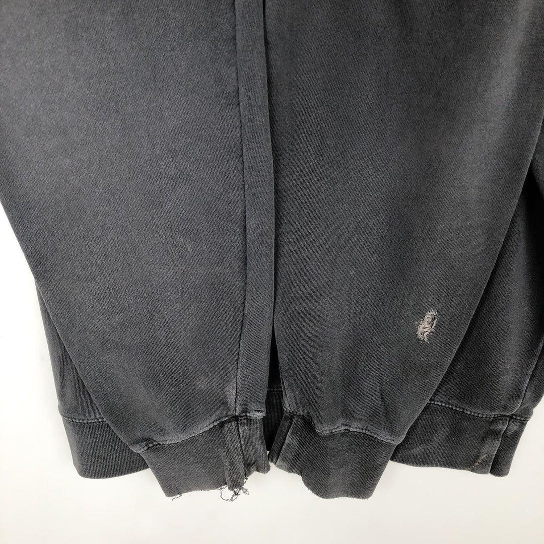 Stussy logo sweatshirt, size M, men's cotton Charcoal Vintage Second Hand