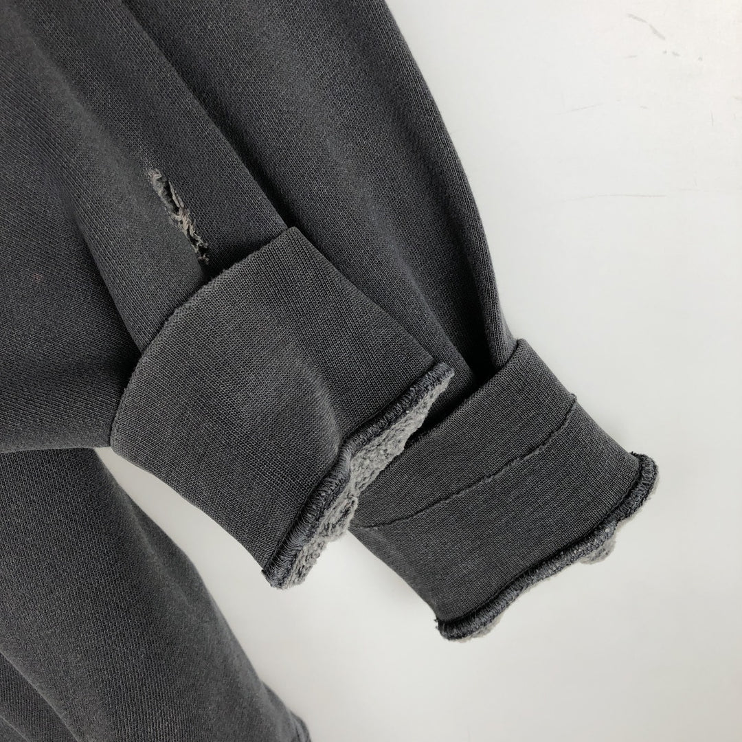 Stussy logo sweatshirt, size M, men's cotton Charcoal Vintage Second Hand