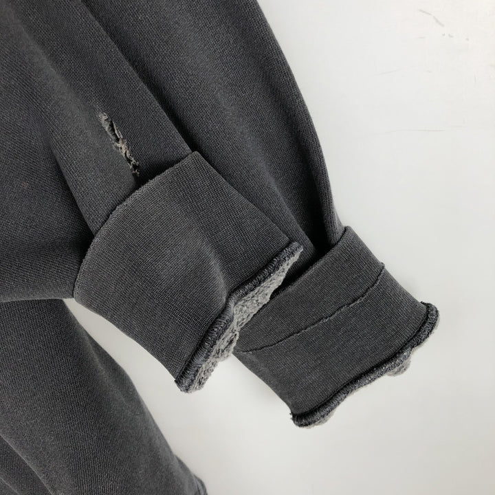 Stussy logo sweatshirt, size M, men's cotton Charcoal Vintage Second Hand