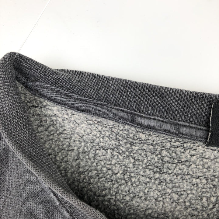 Stussy logo sweatshirt, size M, men's cotton Charcoal Vintage Second Hand