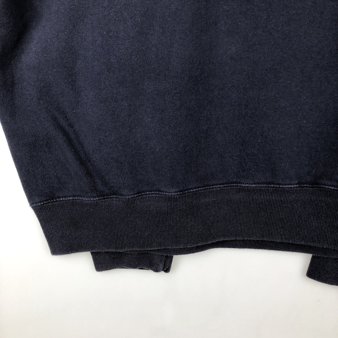 90'S GAP Old Gap Plain Blank Sweatshirt, Men's XXL equivalent, Vintage cotton navy blue type Vintage Second Hand