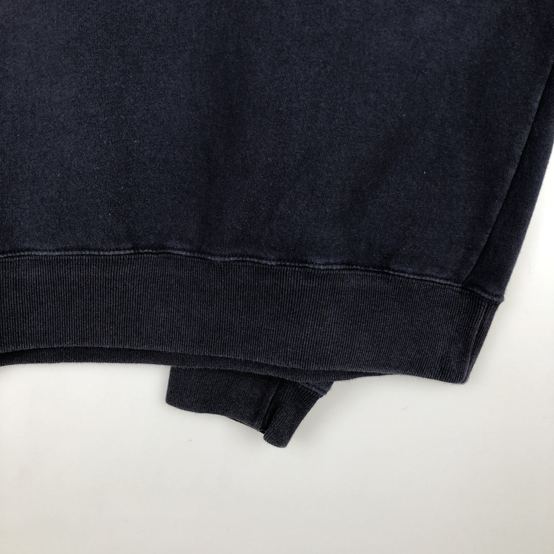90'S GAP Old Gap Plain Blank Sweatshirt, Men's XXL equivalent, Vintage cotton navy blue type Vintage Second Hand