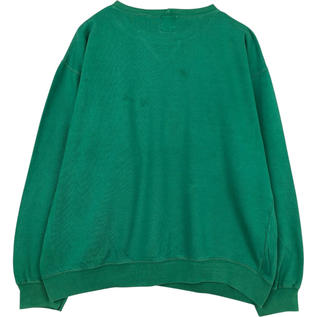 GAP Old Gap Plain Blank Sweatshirt (Men's Size L) cotton green type Vintage Second Hand