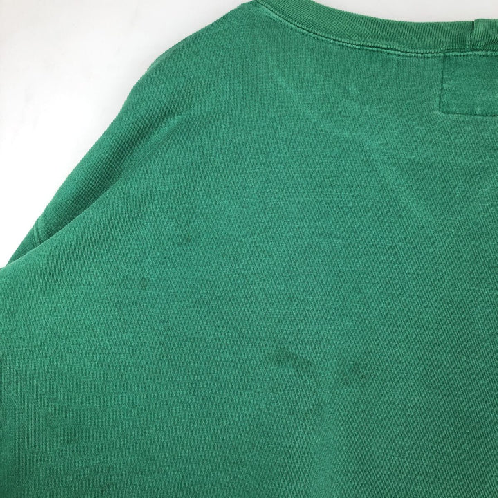 GAP Old Gap Plain Blank Sweatshirt (Men's Size L) cotton green type Vintage Second Hand