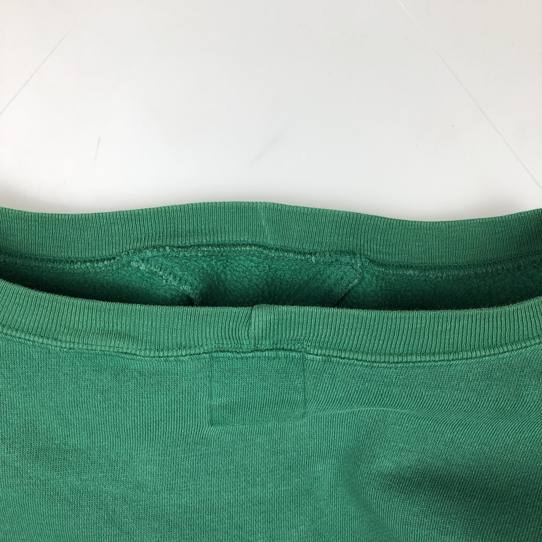 GAP Old Gap Plain Blank Sweatshirt (Men's Size L) cotton green type Vintage Second Hand