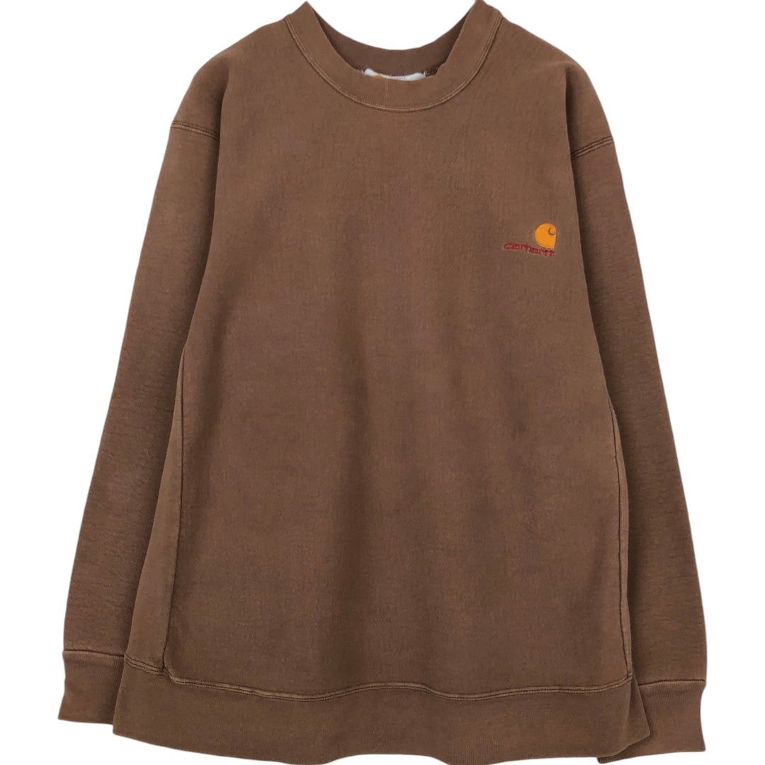 Carhartt Plain Blank Sweatshirt (Men's Size XL) unclear brown type Vintage Second Hand