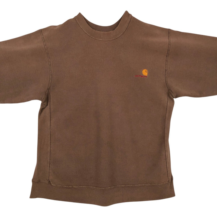 Carhartt Plain Blank Sweatshirt (Men's Size XL) unclear brown type Vintage Second Hand
