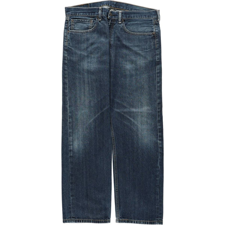 Levi's 505 tapered denim pants for men, size w36 cotton blue type Vintage Second Hand