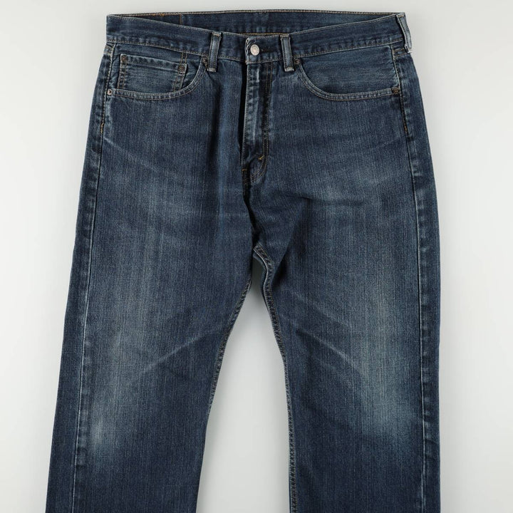 Levi's 505 tapered denim pants for men, size w36 cotton blue type Vintage Second Hand