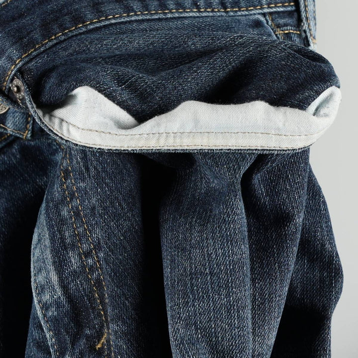 Levi's 505 tapered denim pants for men, size w36 cotton blue type Vintage Second Hand