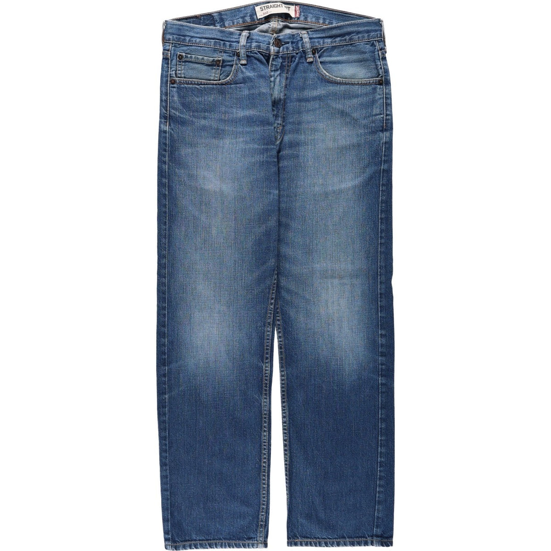 Levi's 505 STRAIGHT FIT tapered denim pants for men, size w34 cotton blue type Vintage Second Hand