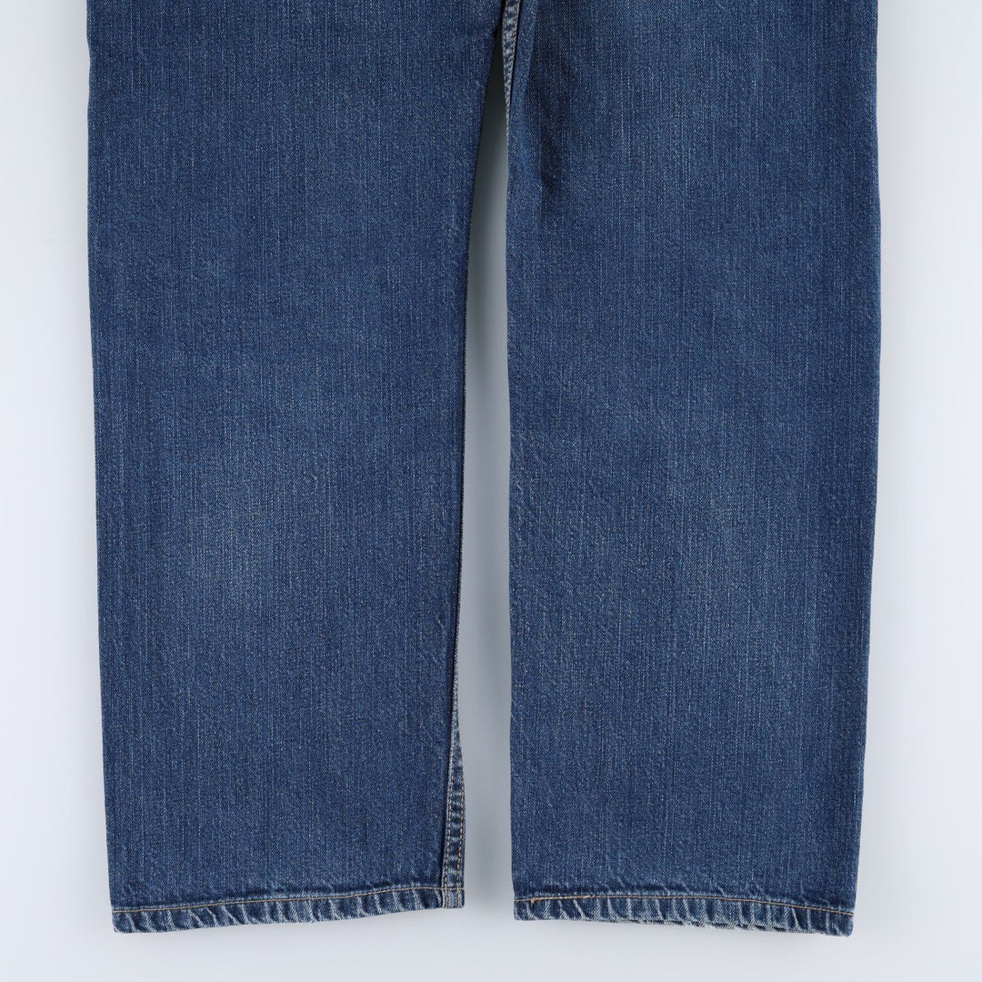 Levi's 505 STRAIGHT FIT tapered denim pants for men, size w34 cotton blue type Vintage Second Hand