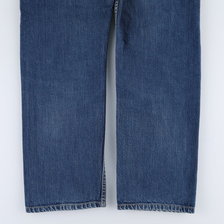 Levi's 505 STRAIGHT FIT tapered denim pants for men, size w34 cotton blue type Vintage Second Hand