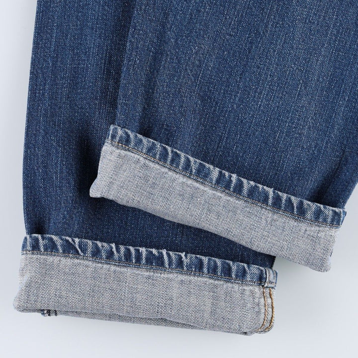 Levi's 505 STRAIGHT FIT tapered denim pants for men, size w34 cotton blue type Vintage Second Hand