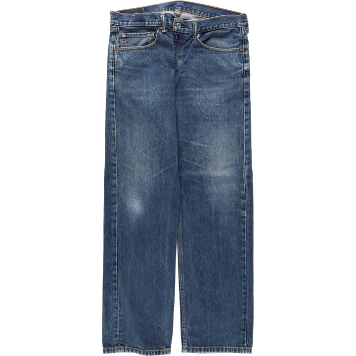 Levi's 505 tapered denim pants for men, size w37 cotton blue type Vintage Second Hand