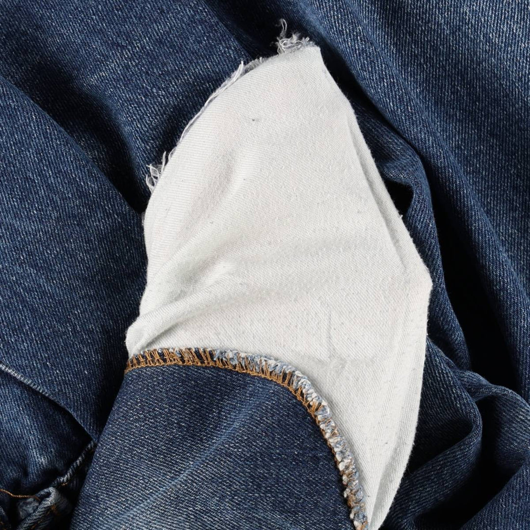 Levi's 505 tapered denim pants for men, size w37 cotton blue type Vintage Second Hand