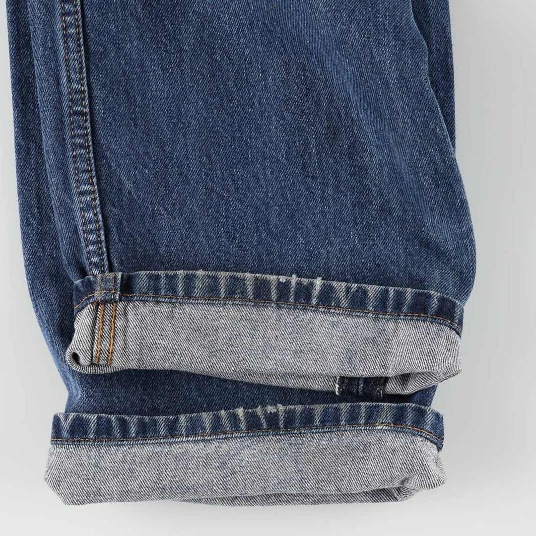 Levi's 505 tapered denim pants for men, size w37 cotton blue type Vintage Second Hand