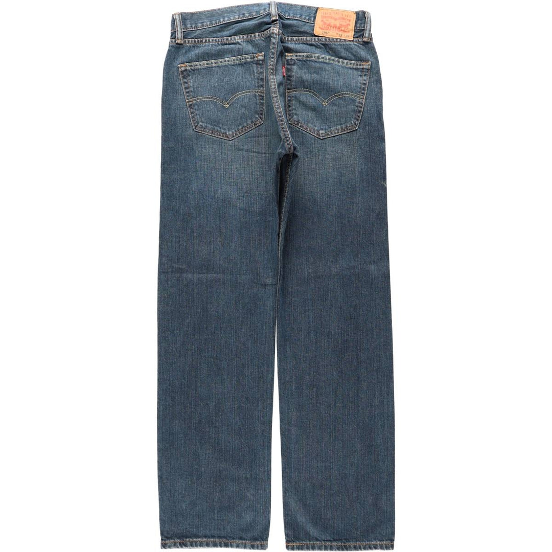 Levi's 505 tapered denim pants for men, size W34 cotton blue type Vintage Second Hand
