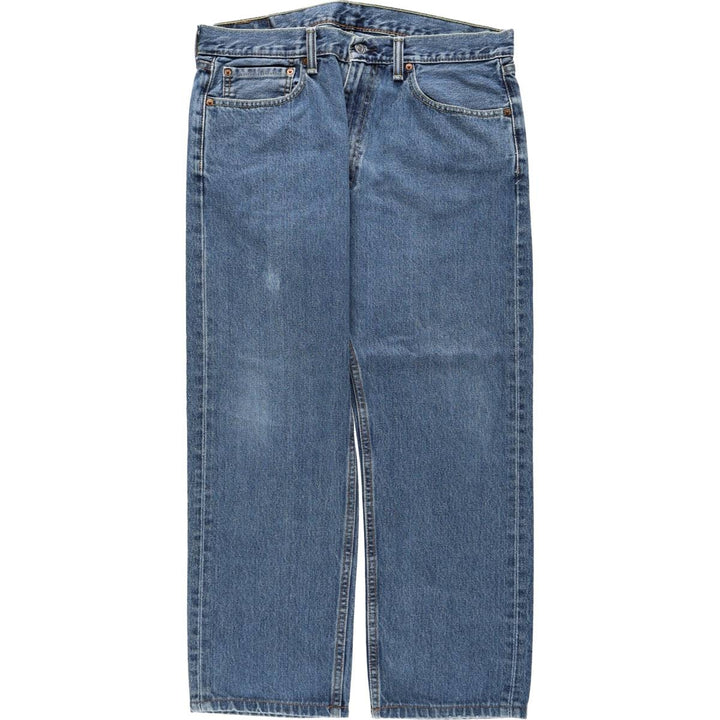 Levi's 505 tapered denim pants for men, size w36 cotton blue type Vintage Second Hand