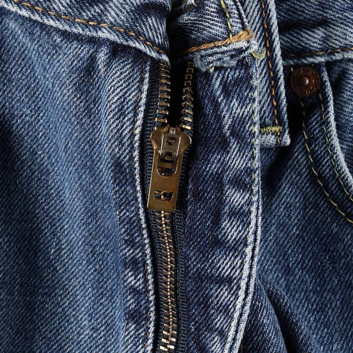 Levi's 505 tapered denim pants for men, size w36 cotton blue type Vintage Second Hand