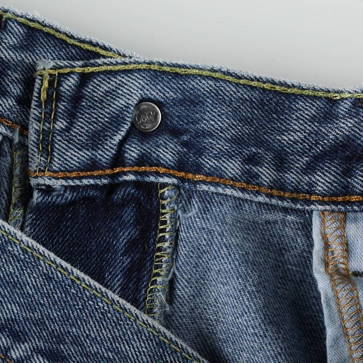 Levi's 505 tapered denim pants for men, size w36 cotton blue type Vintage Second Hand