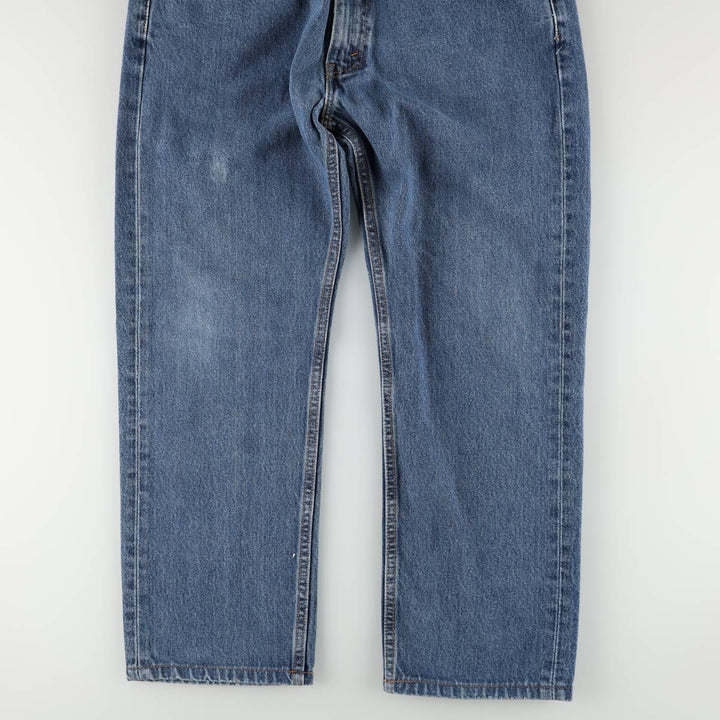 Levi's 505 tapered denim pants for men, size w36 cotton blue type Vintage Second Hand