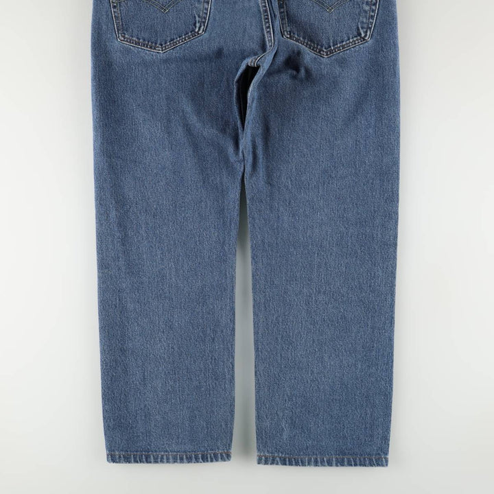 Levi's 505 tapered denim pants for men, size w36 cotton blue type Vintage Second Hand