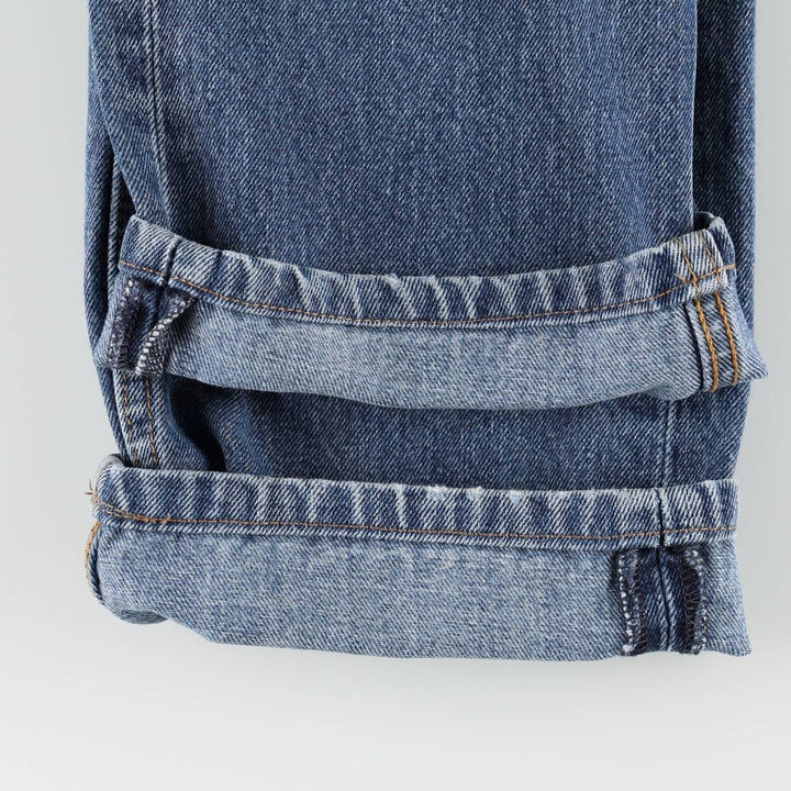 Levi's 505 tapered denim pants for men, size w36 cotton blue type Vintage Second Hand