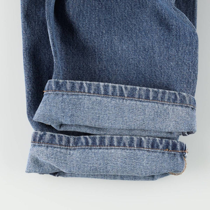 Levi's 505 tapered denim pants for men, size w36 cotton blue type Vintage Second Hand
