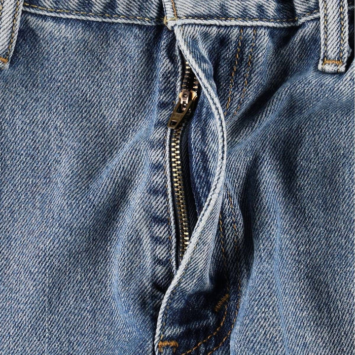 Levi's 505 STRAIGHT FIT tapered denim pants for men, equivalent to w33 cotton blue type Vintage Second Hand