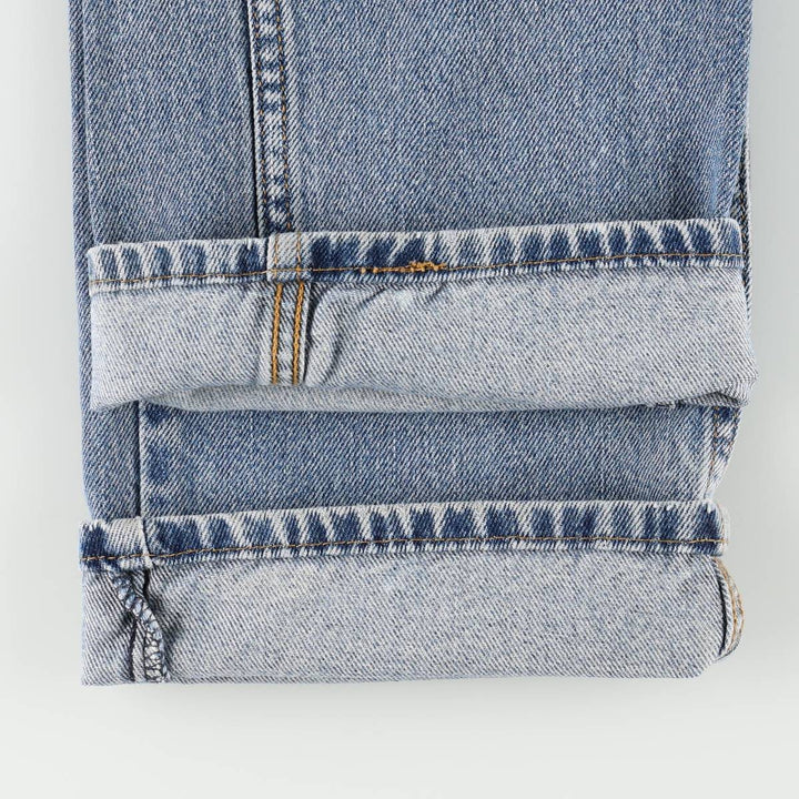 Levi's 505 STRAIGHT FIT tapered denim pants for men, equivalent to w33 cotton blue type Vintage Second Hand
