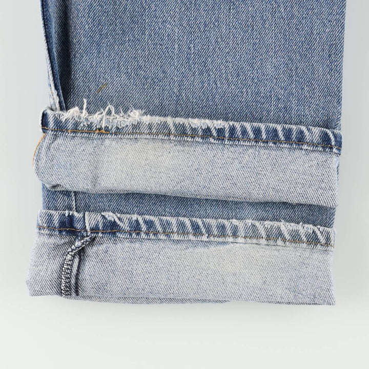 Levi's 505 STRAIGHT FIT tapered denim pants for men, equivalent to w33 cotton blue type Vintage Second Hand
