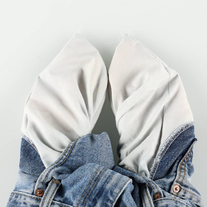 Levi's 505 STRAIGHT FIT tapered denim pants for men, equivalent to w33 cotton blue type Vintage Second Hand