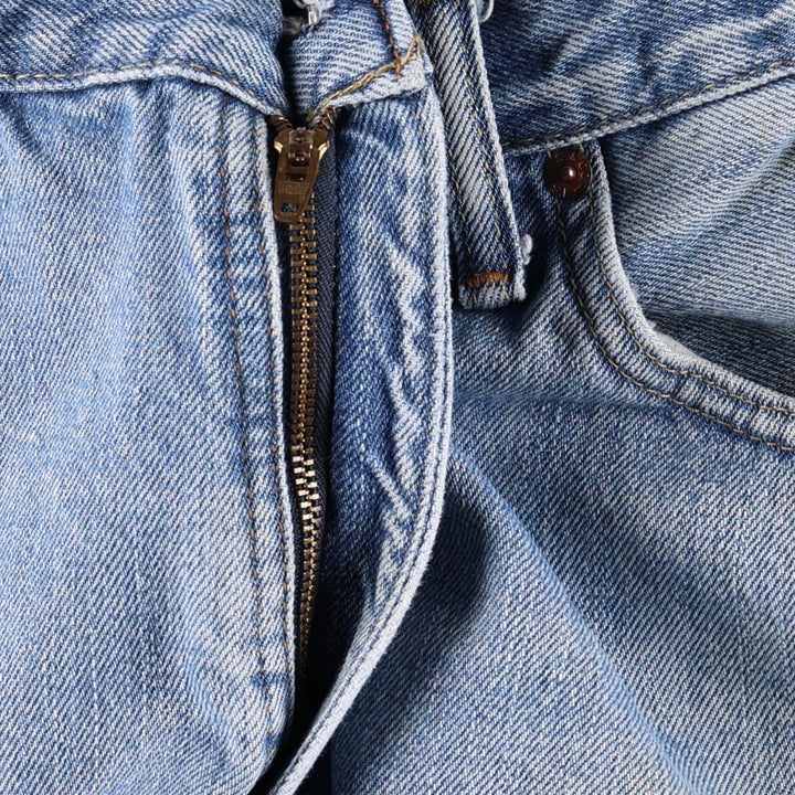 Levi's 505 STRAIGHT FIT tapered denim pants for men, size w34 cotton blue type Vintage Second Hand