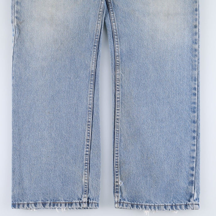 Levi's 505 STRAIGHT FIT tapered denim pants for men, size w34 cotton blue type Vintage Second Hand