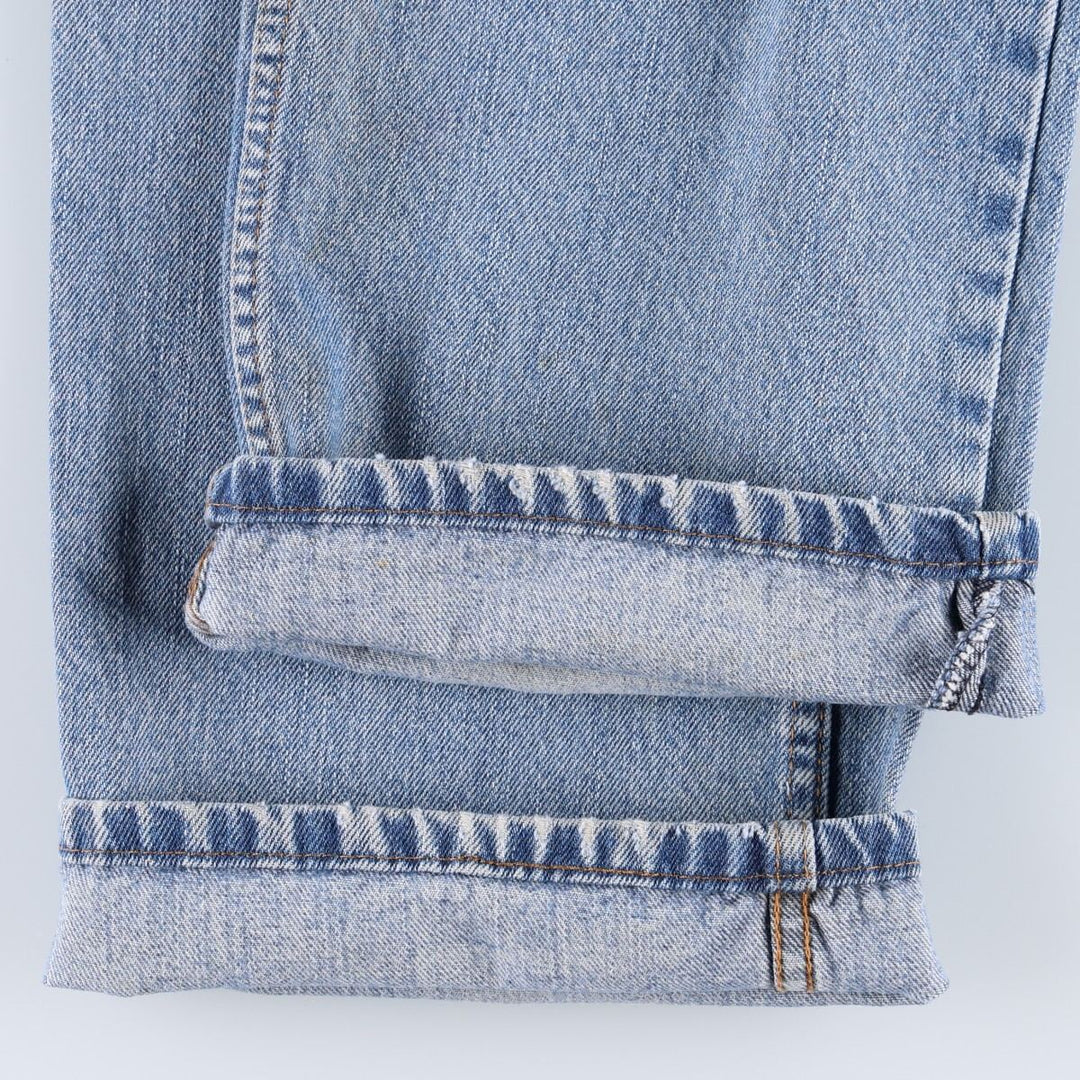 Levi's 505 STRAIGHT FIT tapered denim pants for men, size w34 cotton blue type Vintage Second Hand