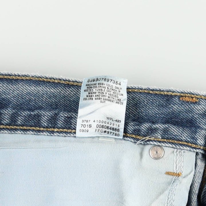 Levi's 505 REGULAR FIT tapered denim pants for men, size w34 cotton blue type Vintage Second Hand