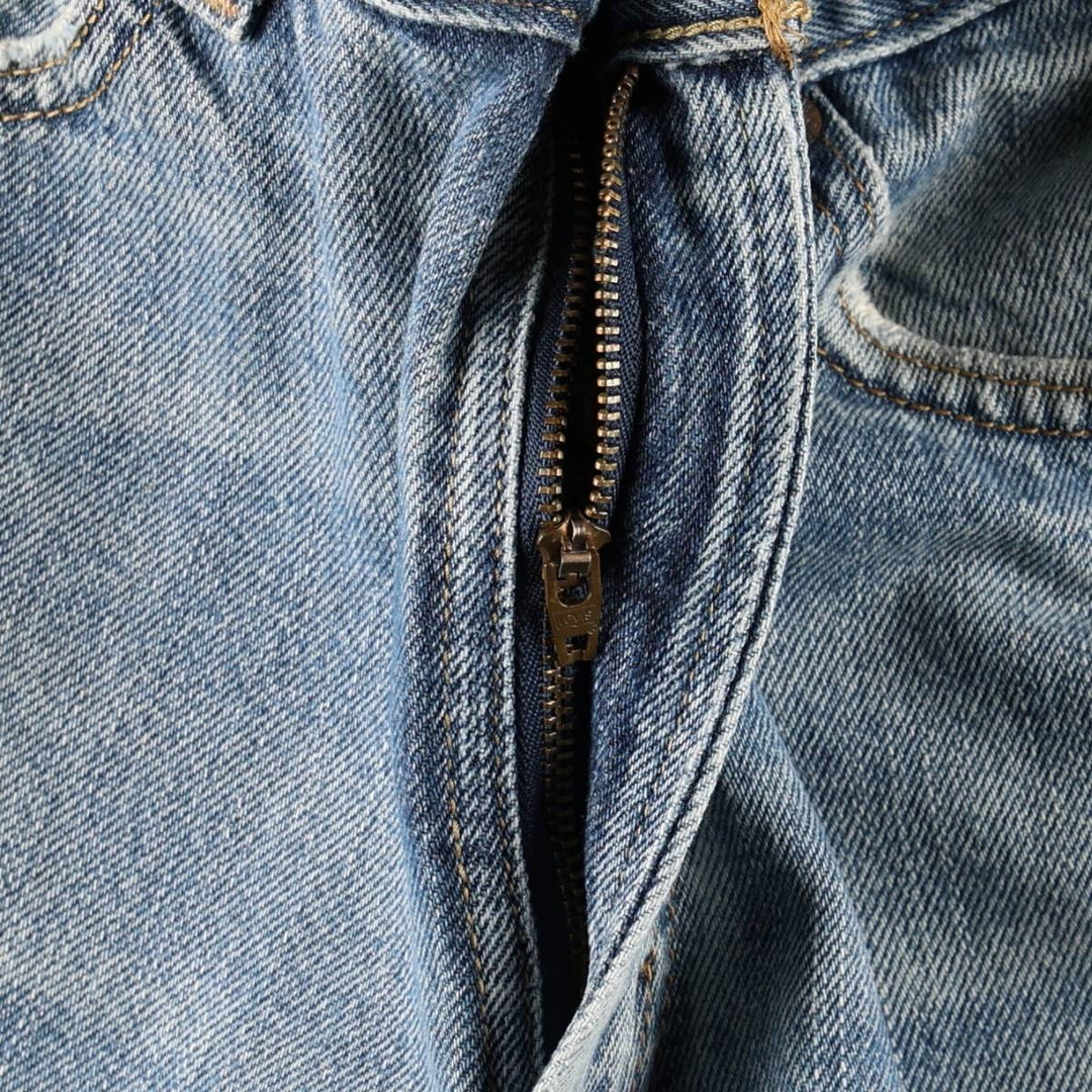 Levi's 505 REGULAR FIT tapered denim pants for men, size w34 cotton blue type Vintage Second Hand
