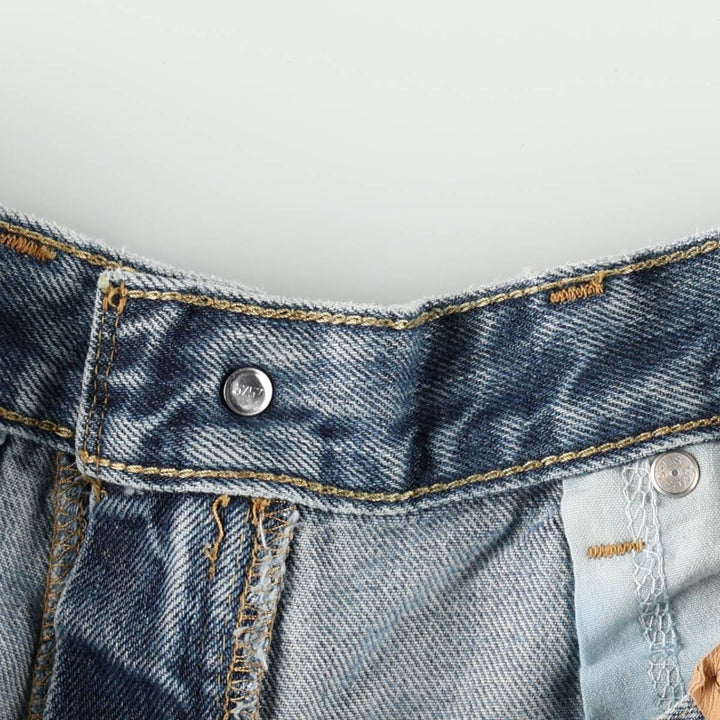 Levi's 505 REGULAR FIT tapered denim pants for men, size w34 cotton blue type Vintage Second Hand
