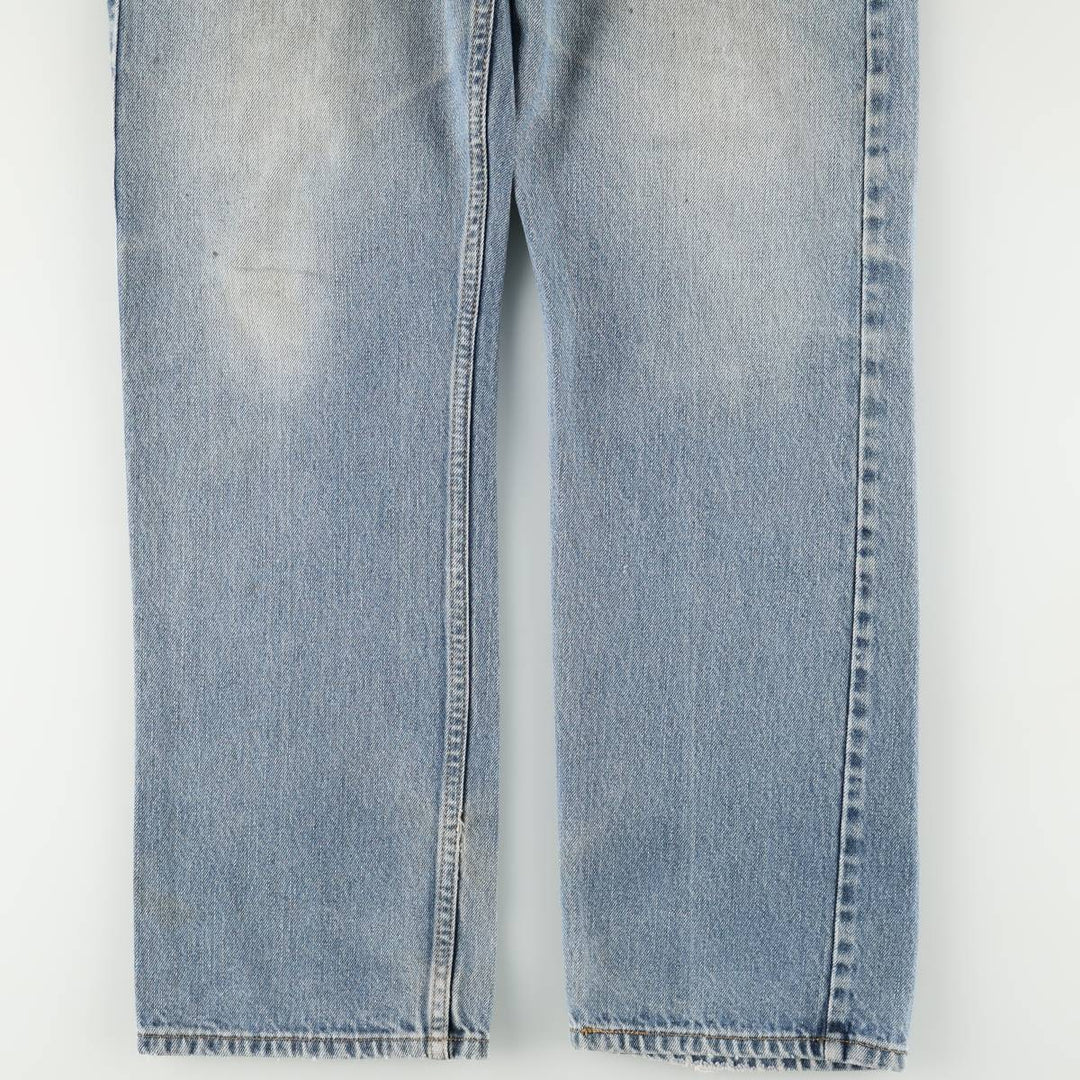 Levi's 505 REGULAR FIT tapered denim pants for men, size w34 cotton blue type Vintage Second Hand