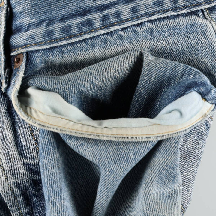 Levi's 505 REGULAR FIT tapered denim pants for men, size w34 cotton blue type Vintage Second Hand