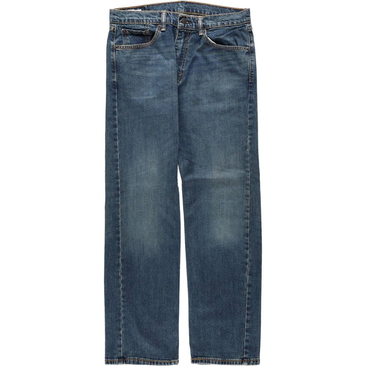 Levi's 505 tapered denim pants for men, size W33 cotton blue type Vintage Second Hand