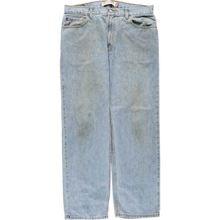 Levi's 505 REGULAR FIT tapered denim pants for men, size w36 cotton blue type Vintage Second Hand