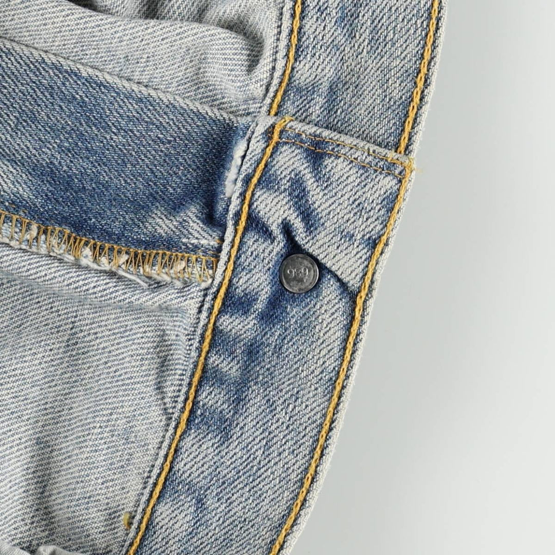 Levi's 505 REGULAR FIT tapered denim pants for men, size w36 cotton blue type Vintage Second Hand